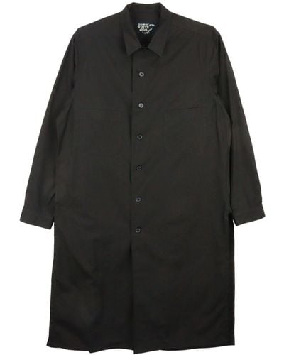 Yohji Yamamoto Long-sleeve Cotton Shirt - Black