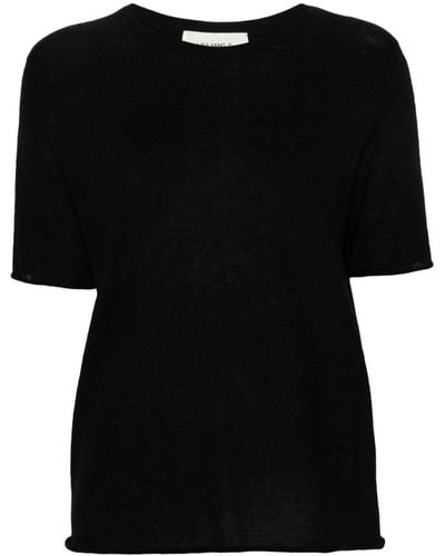 Lisa Yang Ari カシミア Tシャツ - ブラック