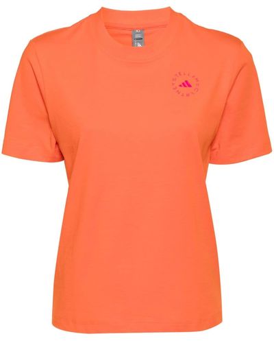 adidas By Stella McCartney T-shirt Sportswear à logo imprimé - Orange