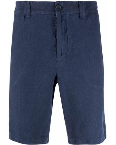 120% Lino Bermudas Bermuda - Azul