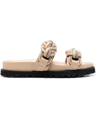 Alberta Ferretti Open Toe Sandals - Natural