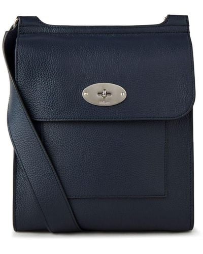 Mulberry Antony Leather Shoulder Bag - Blue