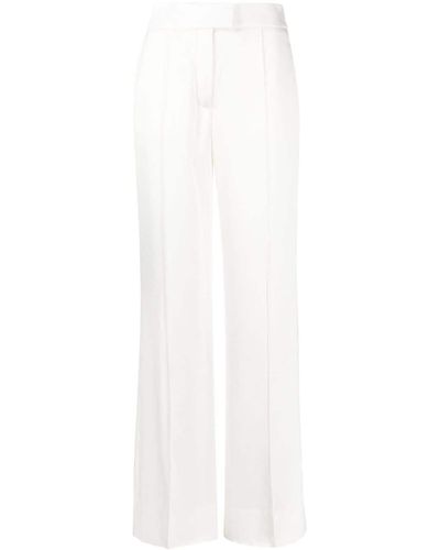 Sa Su Phi High-waisted Wide-leg Trousers - White