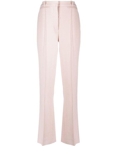 The Mannei Sewan Flared Tailored Trousers - Pink