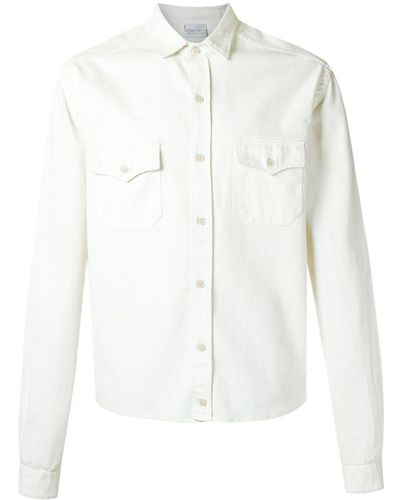 Amir Slama Flap pockets shirt - Blanc