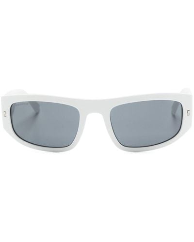DSquared² Icon Rectangle-frame Sunglasses - Grey