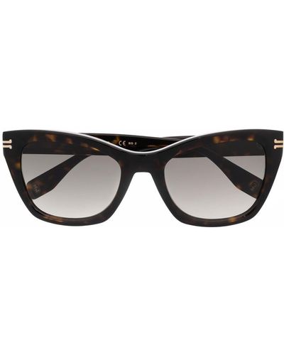 Marc Jacobs Gafas de sol cat eye con efecto carey - Marrón