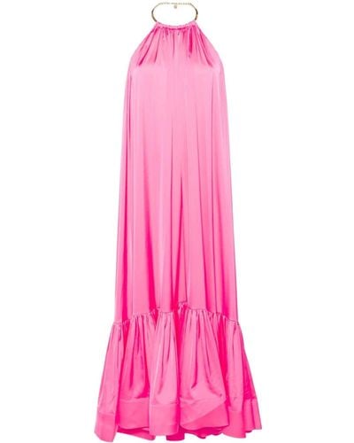 Nissa Open-back Maxi Dress - Pink