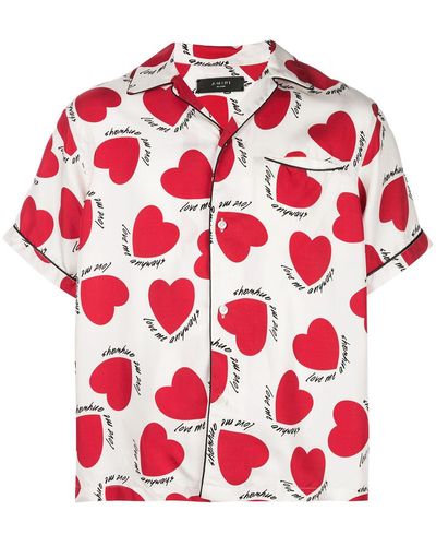 Amiri Overhemd Met Print - Wit