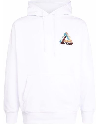 Palace Tri-Tex SS20 Kapuzenpullover - Weiß