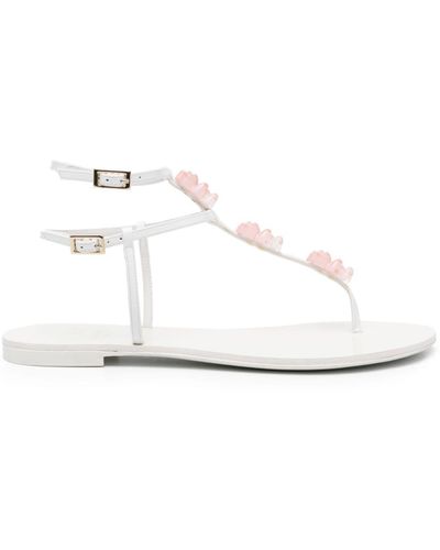 ALEVI Sandalias Jelly planas - Blanco