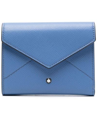 Montblanc Sartorial Tri-fold Wallet - Blue