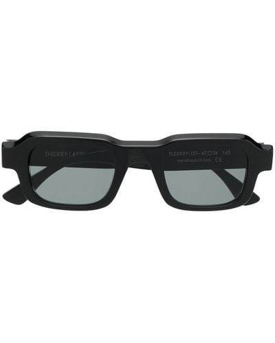 Thierry Lasry Flexxxy Rectangle-frame Sunglasses - Black