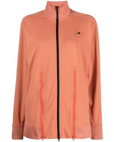 adidas By Stella McCartney Truecasuals Logo-print Track Jacket - Orange