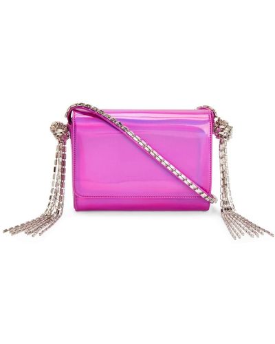 Alexandre Vauthier Geraldine Crystal-embellished Clutch Bag - Purple