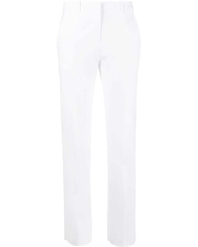 Emporio Armani Straight-leg Tailored Pants - White