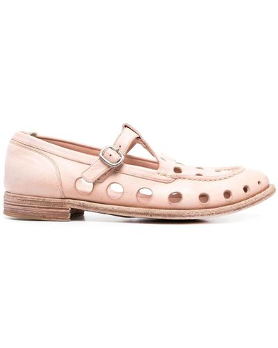 Officine Creative Lexikon 543 Cut-out Loafers - Pink