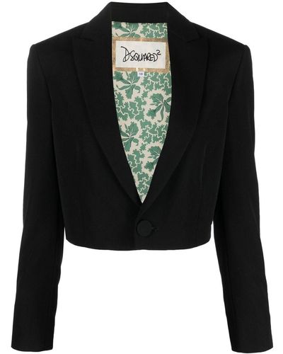 DSquared² Blazer à simple boutonnage - Noir