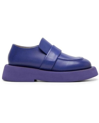 Marsèll Gommellone Leather Loafers - Purple