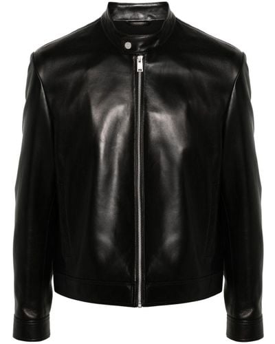 Arma Ryu Leather Jacket - Black