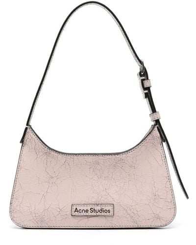 Acne Studios Mini Platt Leather Shoulder Bag - Pink