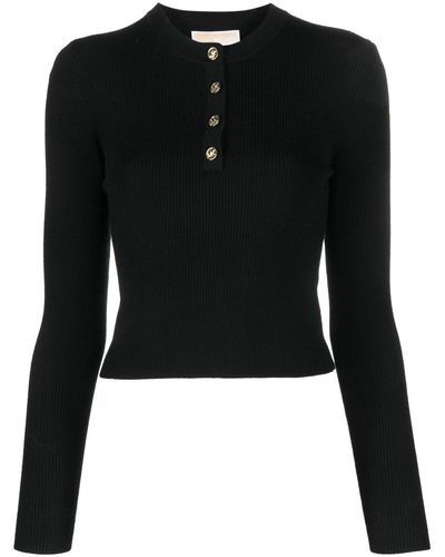 MICHAEL Michael Kors Top a maniche lunghe - Nero