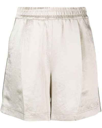 Helmut Lang Pantalones cortos con cinturilla elástica - Blanco