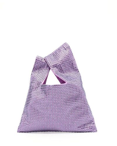 GIUSEPPE DI MORABITO Mini sac à ornements en cristal - Violet