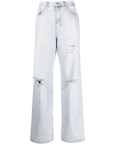 Calvin Klein Jeans mit weitem Bein - Blau