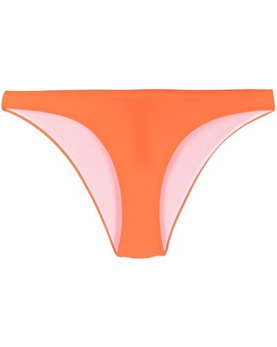 DSquared² Top de bikini con logo estampado - Naranja