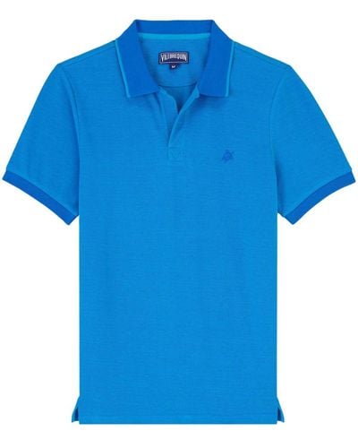 Vilebrequin ロゴ ポロシャツ - ブルー