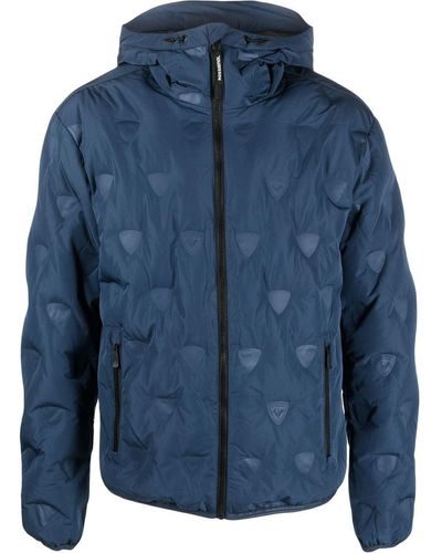 Rossignol Logo-print Padded Zip-up Jacket - Blue