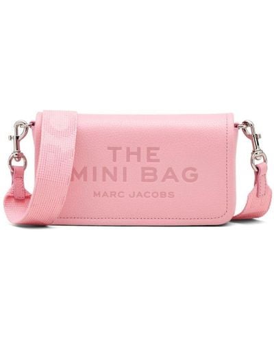 Marc Jacobs Mini-Tasche aus Leder - Pink