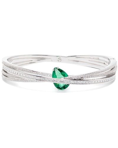 Swarovski Hyperbola Bangle Bracelet - White