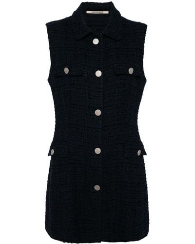 Tagliatore Wendi Tweed Minidress - Black