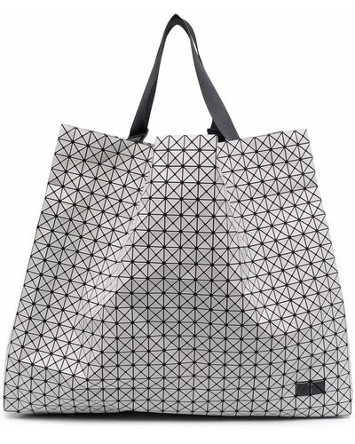 Bao Bao Issey Miyake Cart Shopper mit geometrischem Muster - Grau