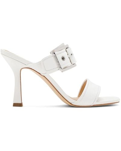 Michael Kors Leather 95mm Mules - White