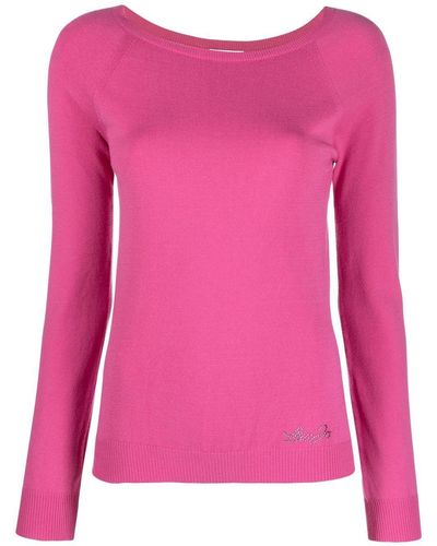 Liu Jo Boat Neck Sweater - Pink