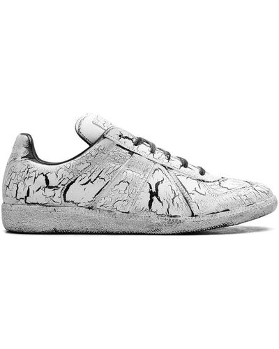 Maison Margiela Replica "cracked" Low-top Trainers - White