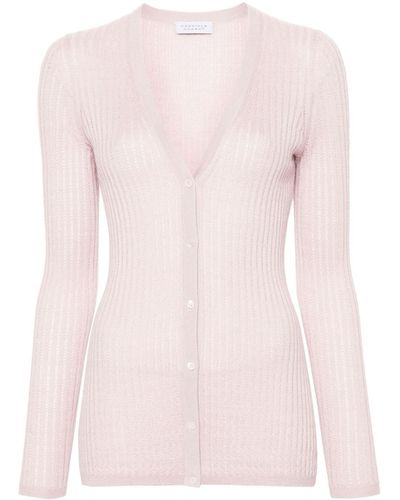 Gabriela Hearst Gerippter Cardigan - Pink