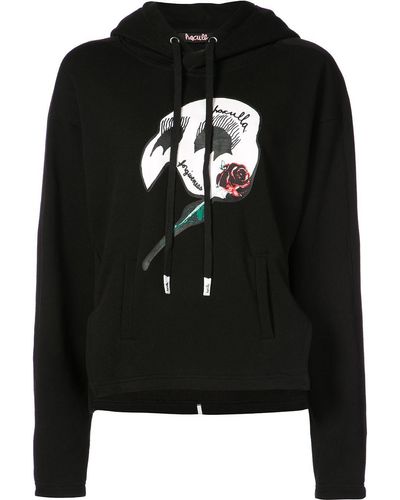 Haculla Forgiveness cropped hoodie - Nero