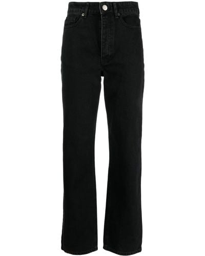 By Malene Birger Straight-leg Organic-cotton Jeans - Black