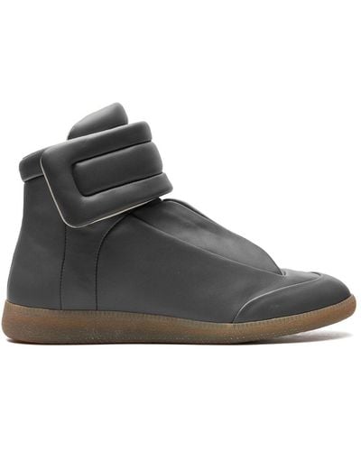 Maison Margiela Future High "black/gum" Sneakers - Zwart