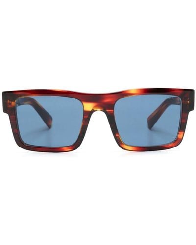 Prada Tortoiseshell Square-frame Sunglasses - Blue
