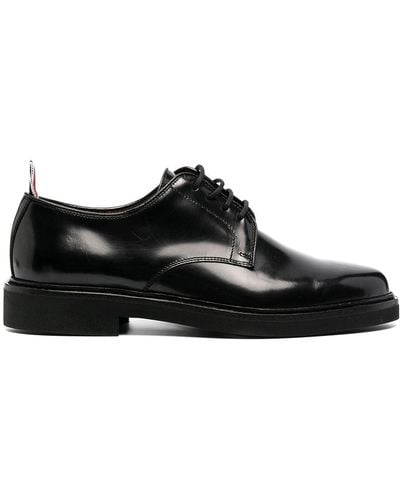 Thom Browne Uniform Lace-up Loafers - Black