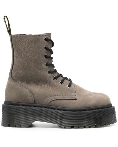 Dr. Martens Jadon Leather Ankle Boots - Brown