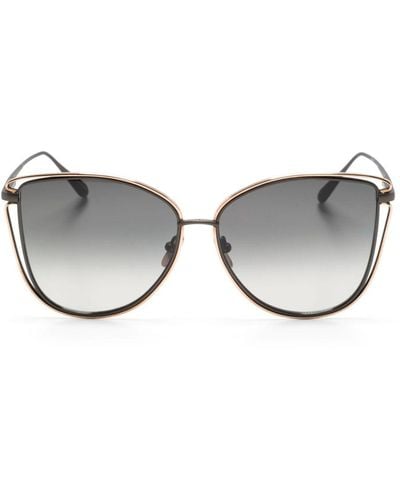 Linda Farrow Dinah Cat-eye Sunglasses - Grey