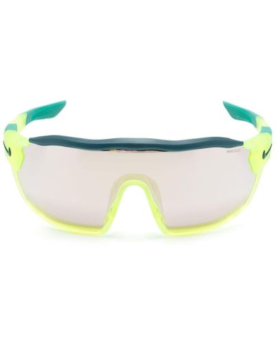 Nike Show X Rush Pilot-frame Sunglasses - Blue