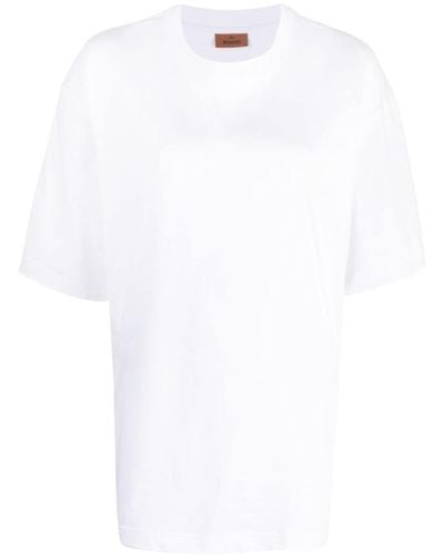 Missoni T-shirt girocollo con stampa - Bianco