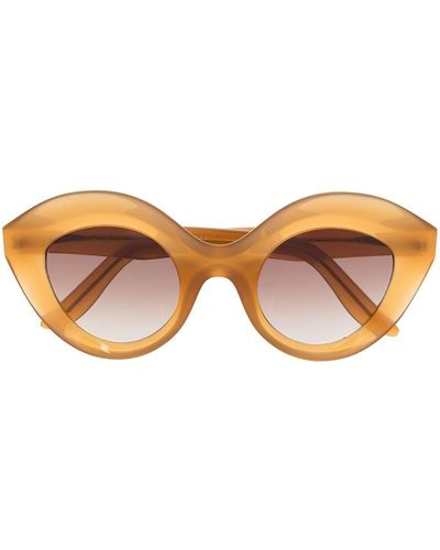 LAPIMA Sonnenbrille mit Cat-Eye-Gestell - Braun